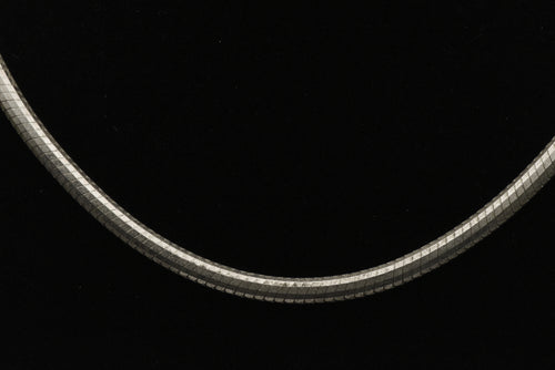 Milor - Vintage Sterling Silver Chain Necklace - 18"