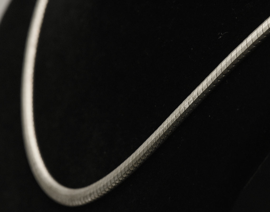 Milor - Vintage Sterling Silver Chain Necklace - 18"