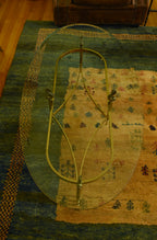 Design Institute America - Vintage Glass and Brass Dolphin Motif Coffee Table