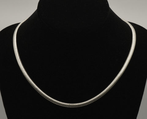 Milor - Vintage Sterling Silver Chain Necklace - 18"