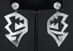 Duane Maktima - Vintage Handmade Sterling Silver Dangle Earrings
