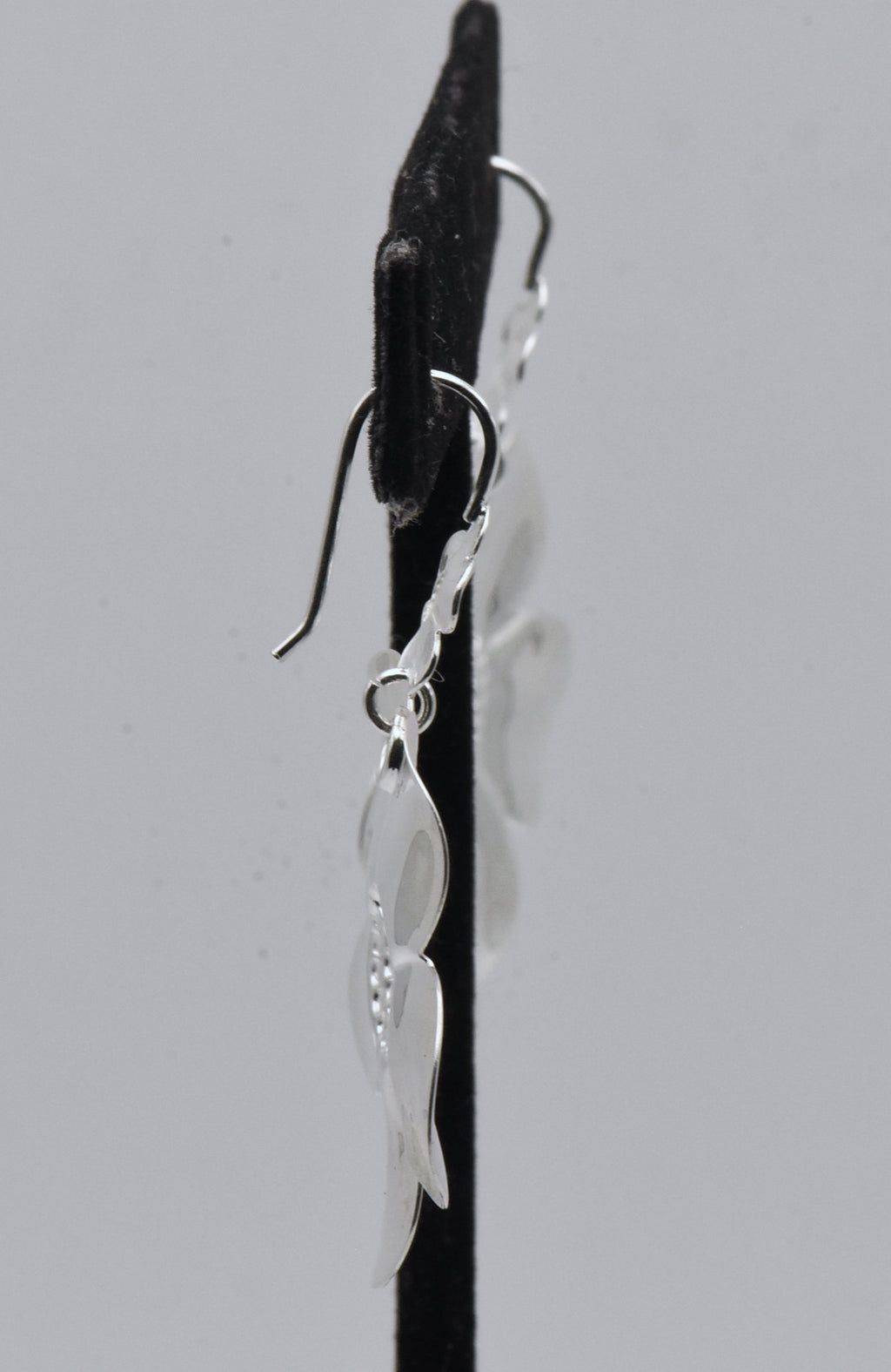 Vintage Italian Sterling Silver Dogwood Flower Earrings