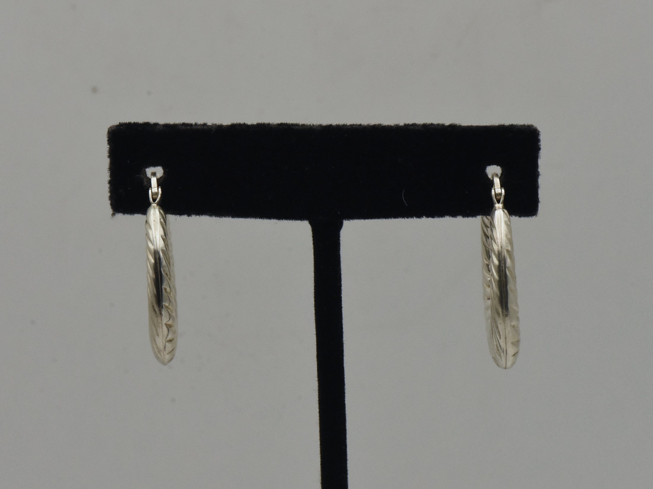 Vintage Sterling Silver Door Knocker Earrings