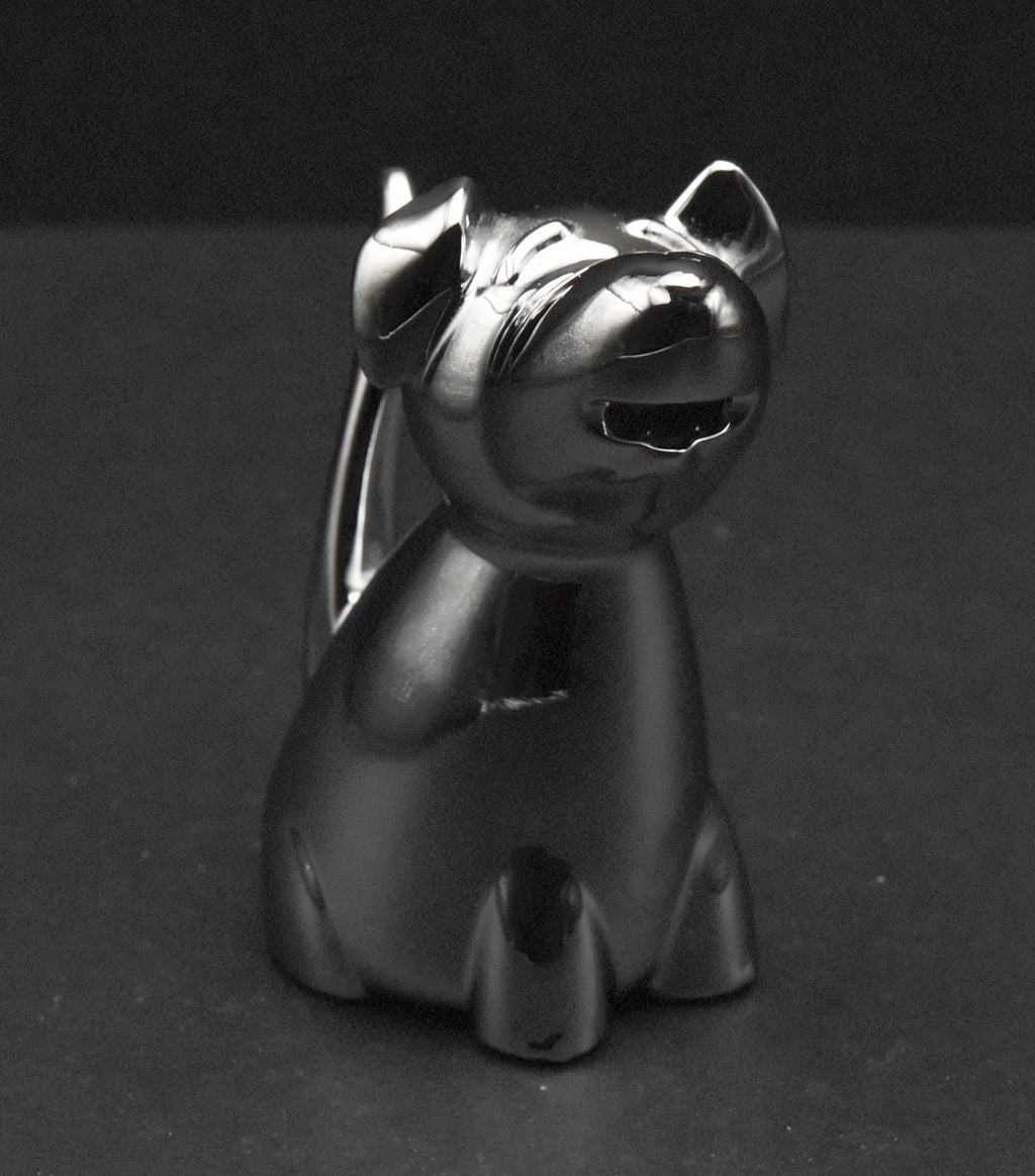Umbra - Chrome Dog Figurine Paperweight