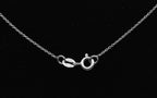 Vintage Sterling Silver "Dog Mom" Heart Pendant Necklace - 19"