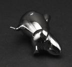 Umbra - Chrome Dog Figurine Paperweight