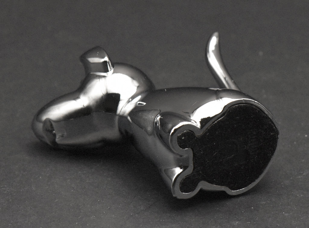 Umbra - Chrome Dog Figurine Paperweight