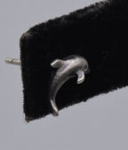 UNMATCHED Vintage Sterling Silver Dolphin Stud Earring