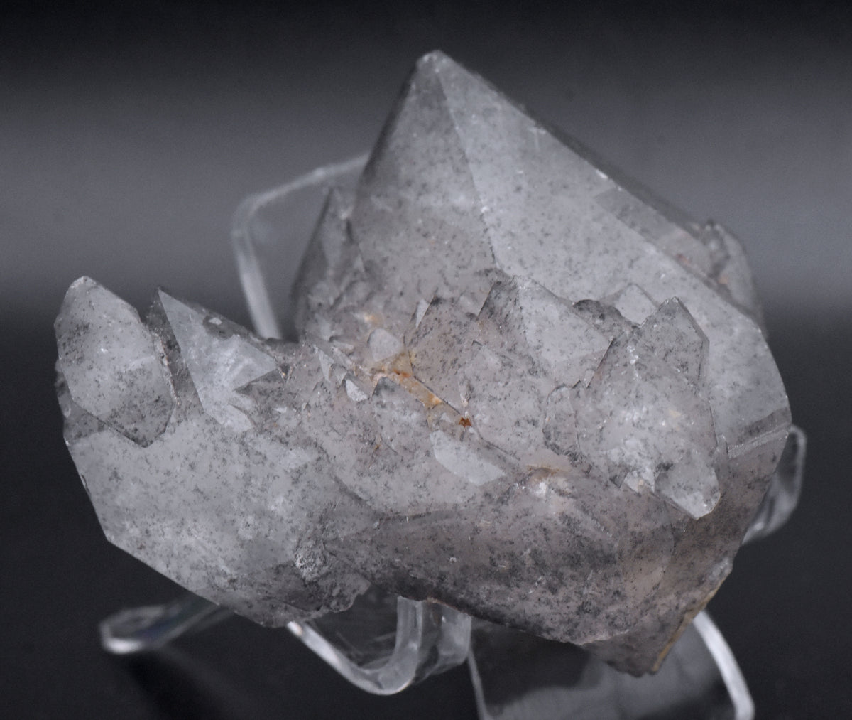 Double Terminated Smoky Quartz Cluster Mineral Specimen - Brazil