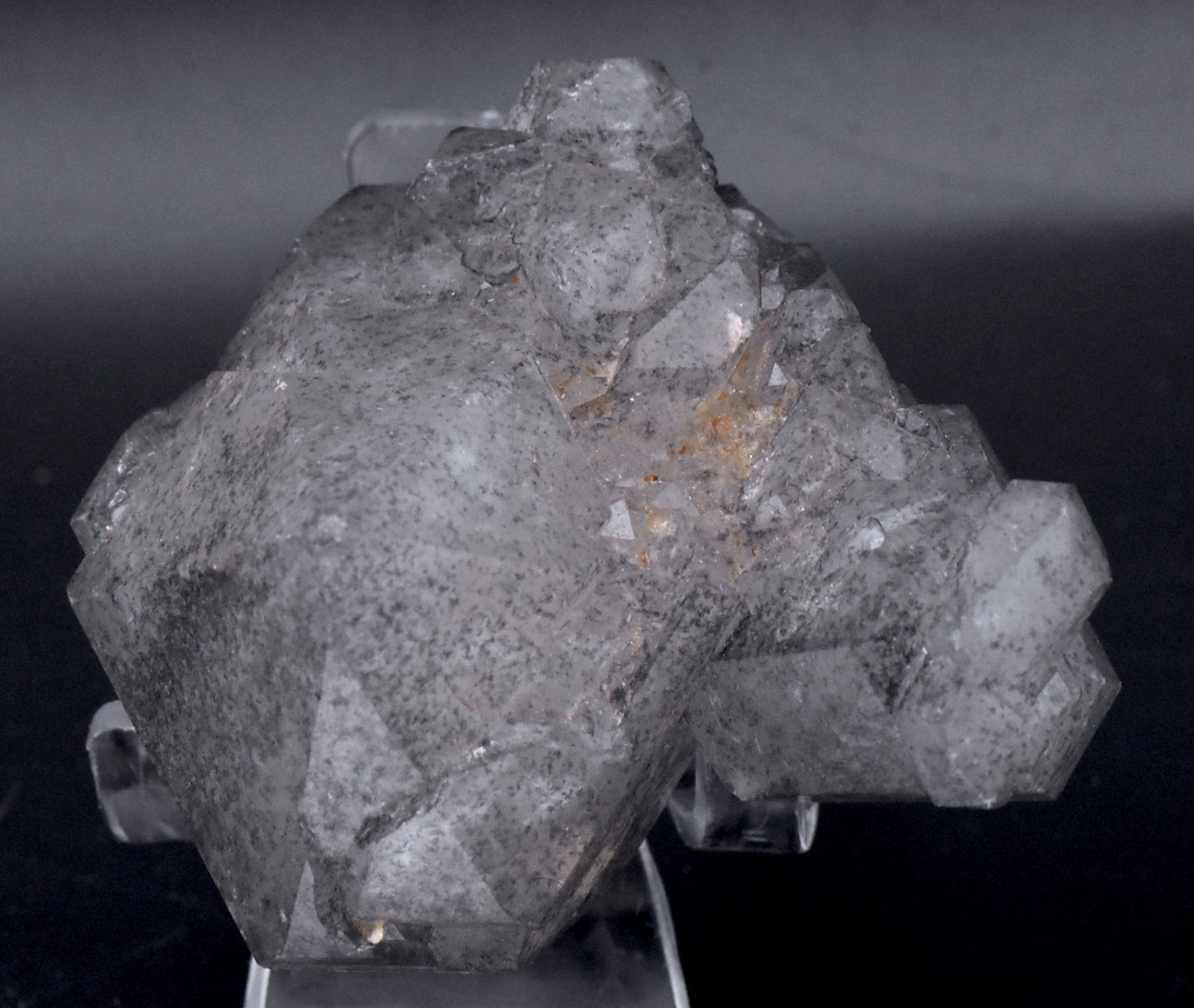 Double Terminated Smoky Quartz Cluster Mineral Specimen - Brazil