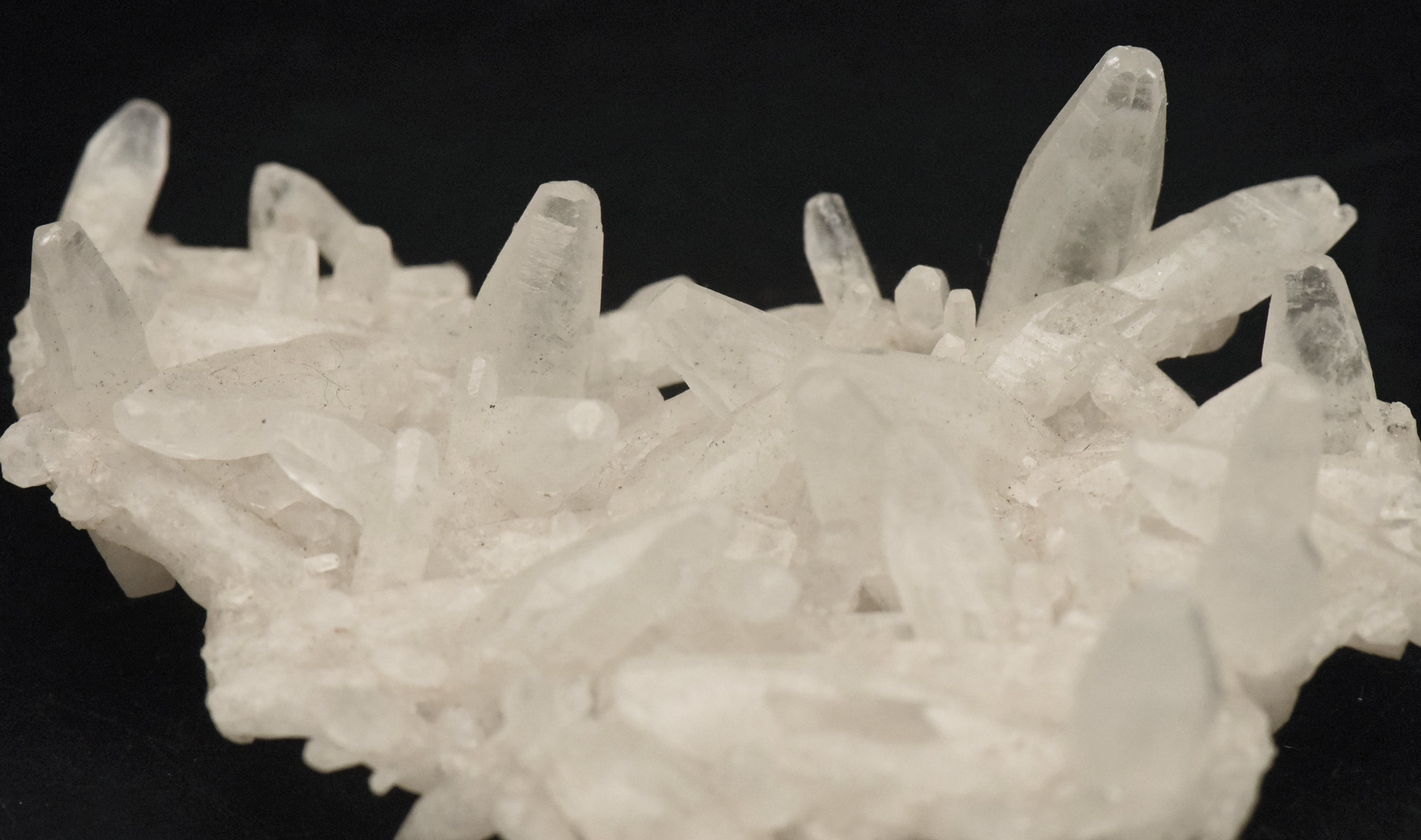 Dogtooth Calcite Crystal Cluster Mineral Specimen - India