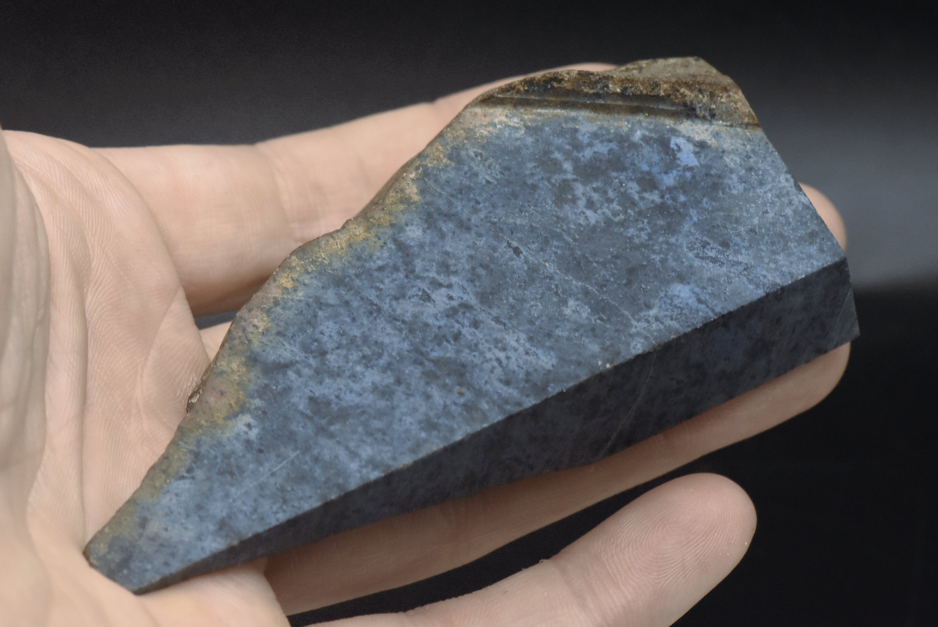 Blue Dumortierite Unpolished Slab - 147g