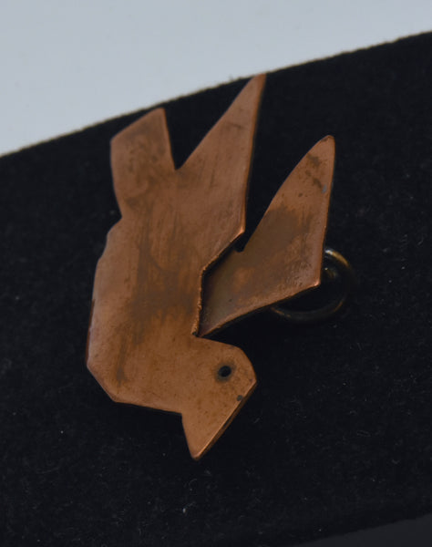 Joseph Gourdji - Vintage Handmade Copper Dove Pendant