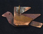 Joseph Gourdji - Vintage Handmade Copper Dove Pendant