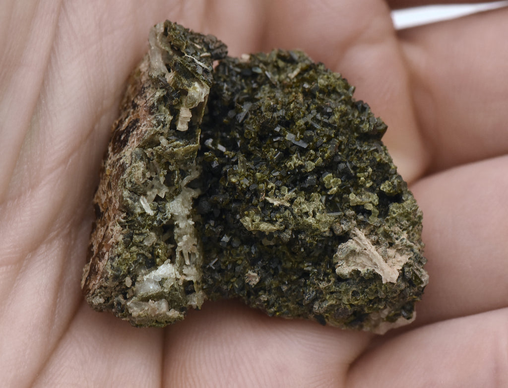 Epidote Crystal Cluster Mineral Specimen - Greece