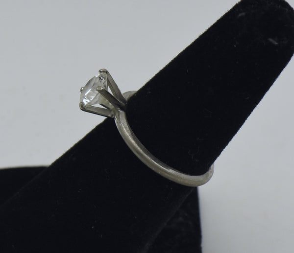Joseph Esposito - Vintage Sterling Silver Solitaire Ring - Size 5.75