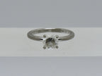 Joseph Esposito - Vintage Sterling Silver Solitaire Ring - Size 5.75