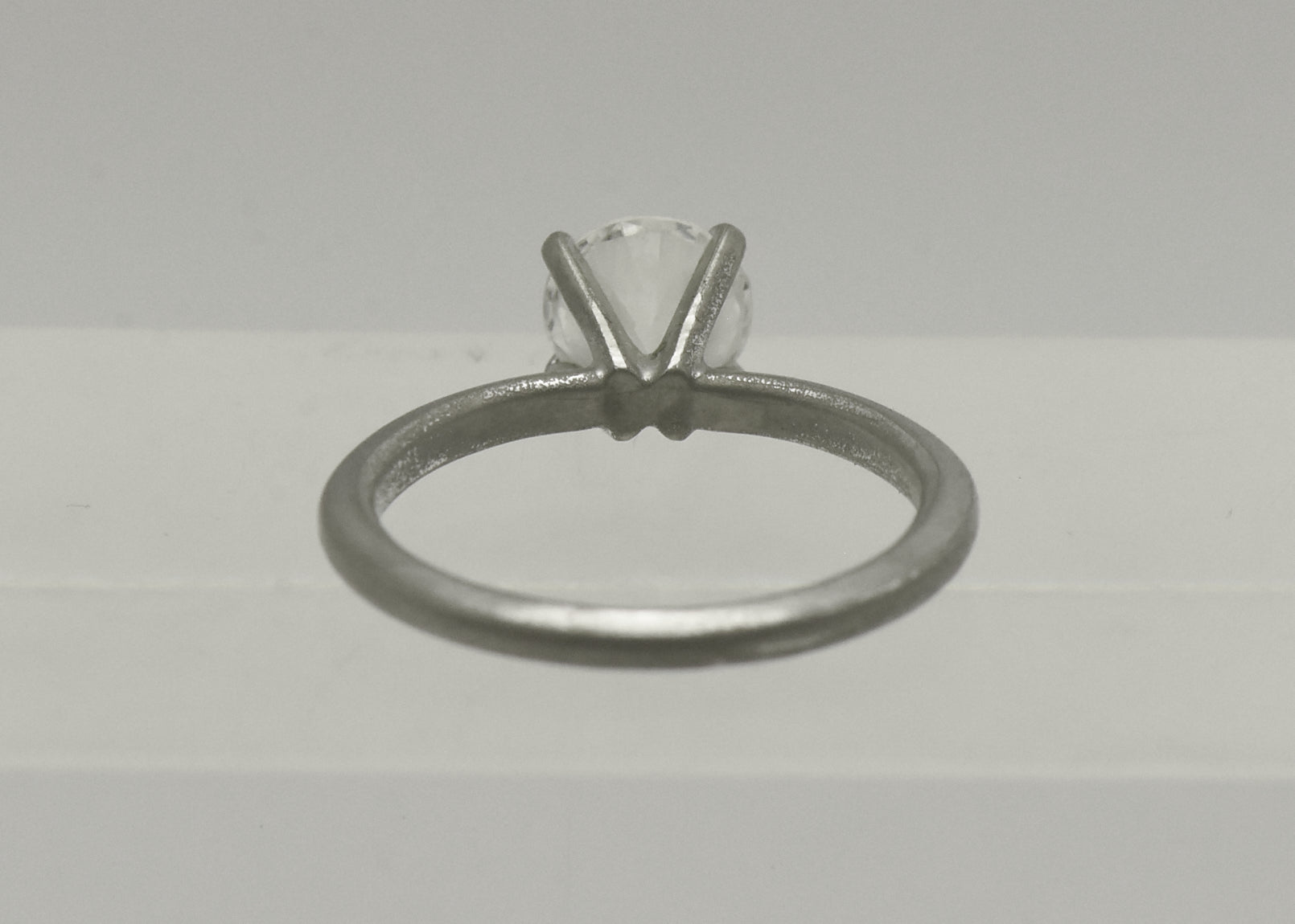 Joseph Esposito - Vintage Sterling Silver Solitaire Ring - Size 5.75