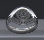 Netali Nissim - Sterling Silver Cubic Zirconia Eye Ring - Size 6