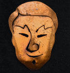Joseph Gourdji - Vintage Handmade Copper Man's Face Pendant