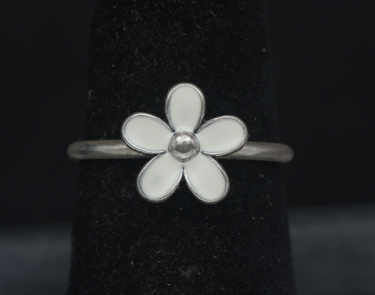 Pandora - Vintage Sterling Silver Floral Ring - Size 6
