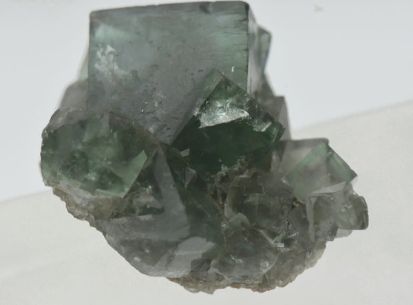 Green Fluorite Crystal Cluster Mineral Specimen - England