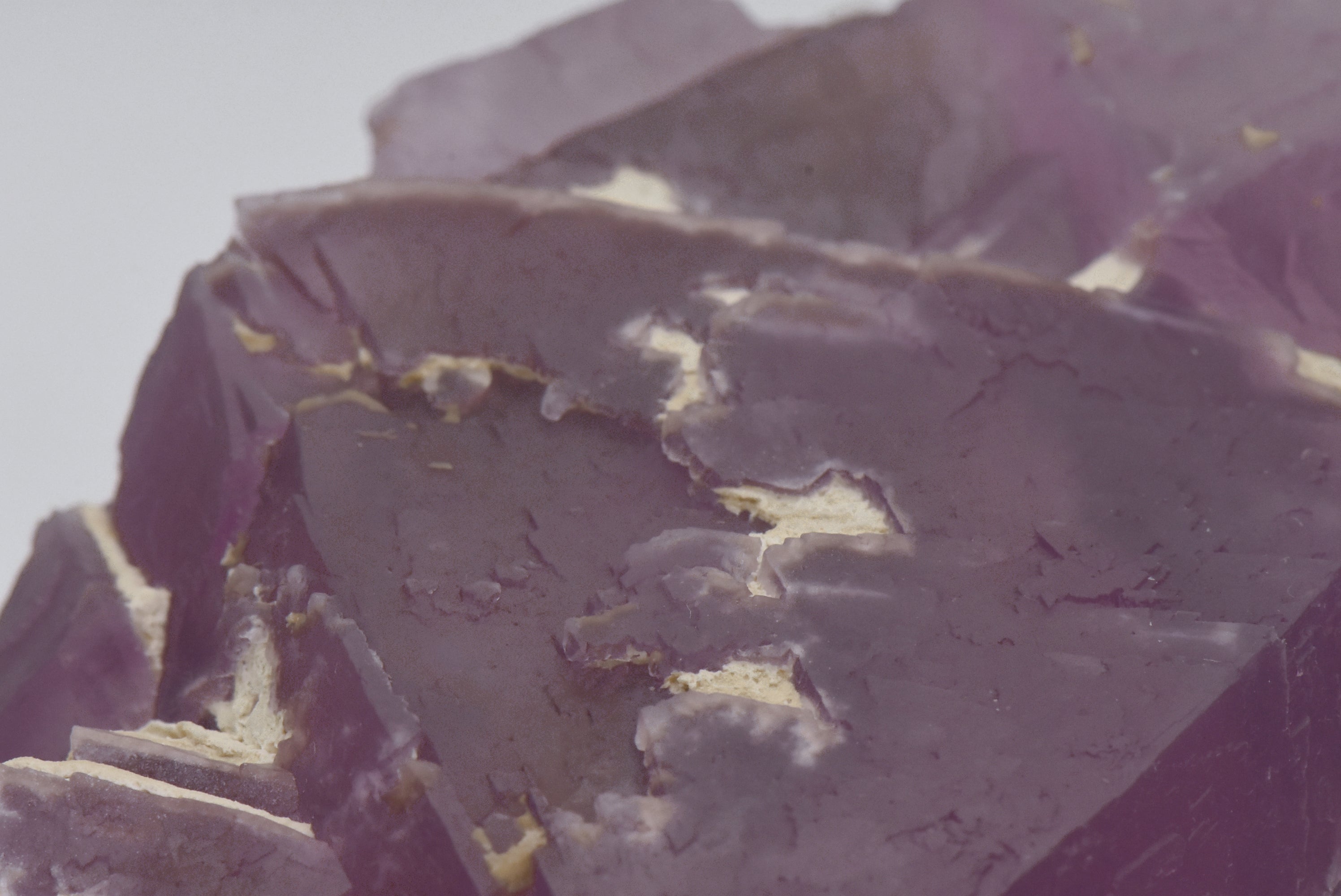 Purple Fluorite Large Crystal Mineral Specimen - Mexico