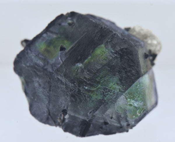 Beautiful Green and Purple Fluorite Crystal with Foitite Crystal Inclusions - Namibia