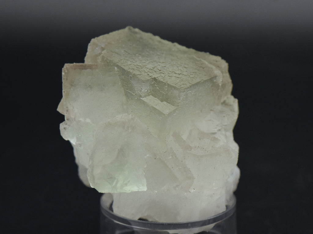 Light Green and Purple Fluorite Crystal Cluster