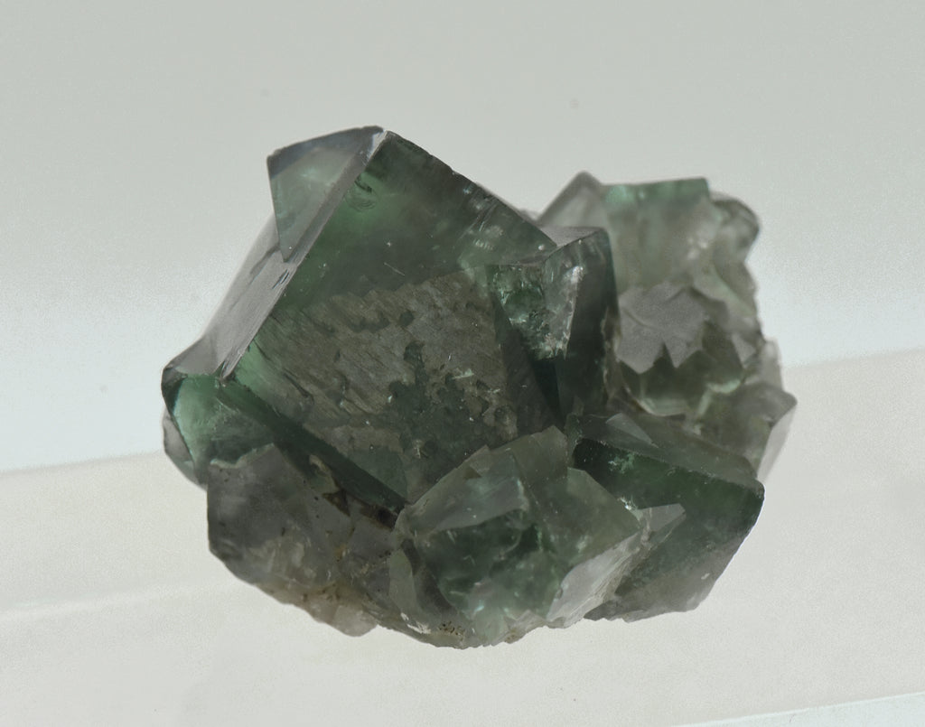 Green Fluorite Crystal Cluster Mineral Specimen - England