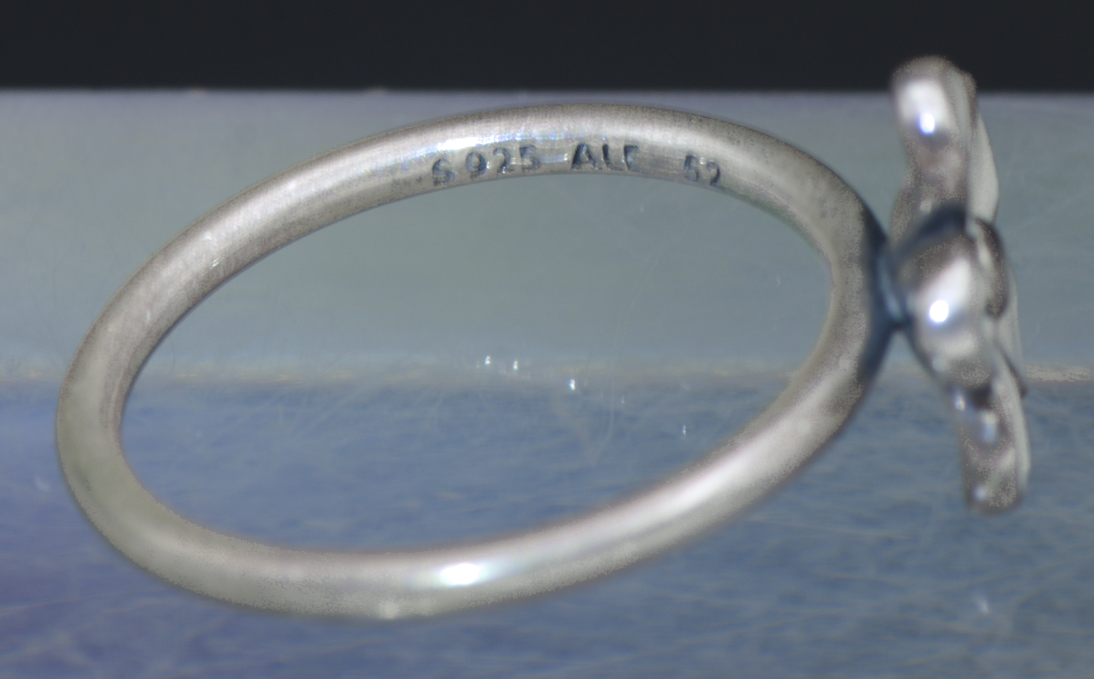 Pandora - Vintage Sterling Silver Floral Ring - Size 6