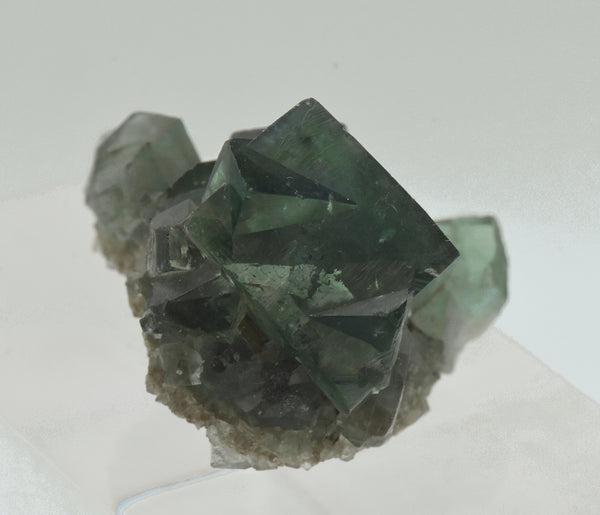 Green Fluorite Crystal Cluster Mineral Specimen - England