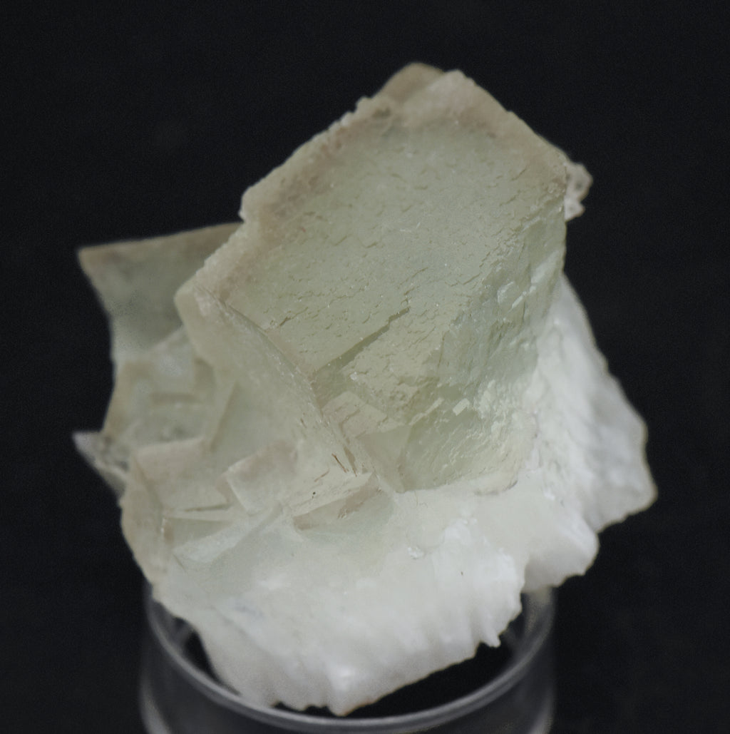 Light Green and Purple Fluorite Crystal Cluster