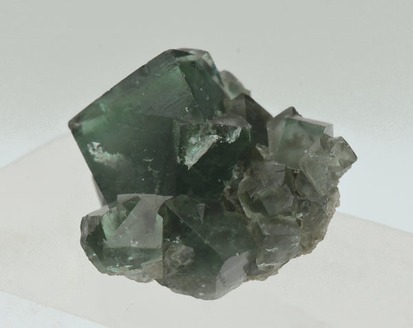 Green Fluorite Crystal Cluster Mineral Specimen - England