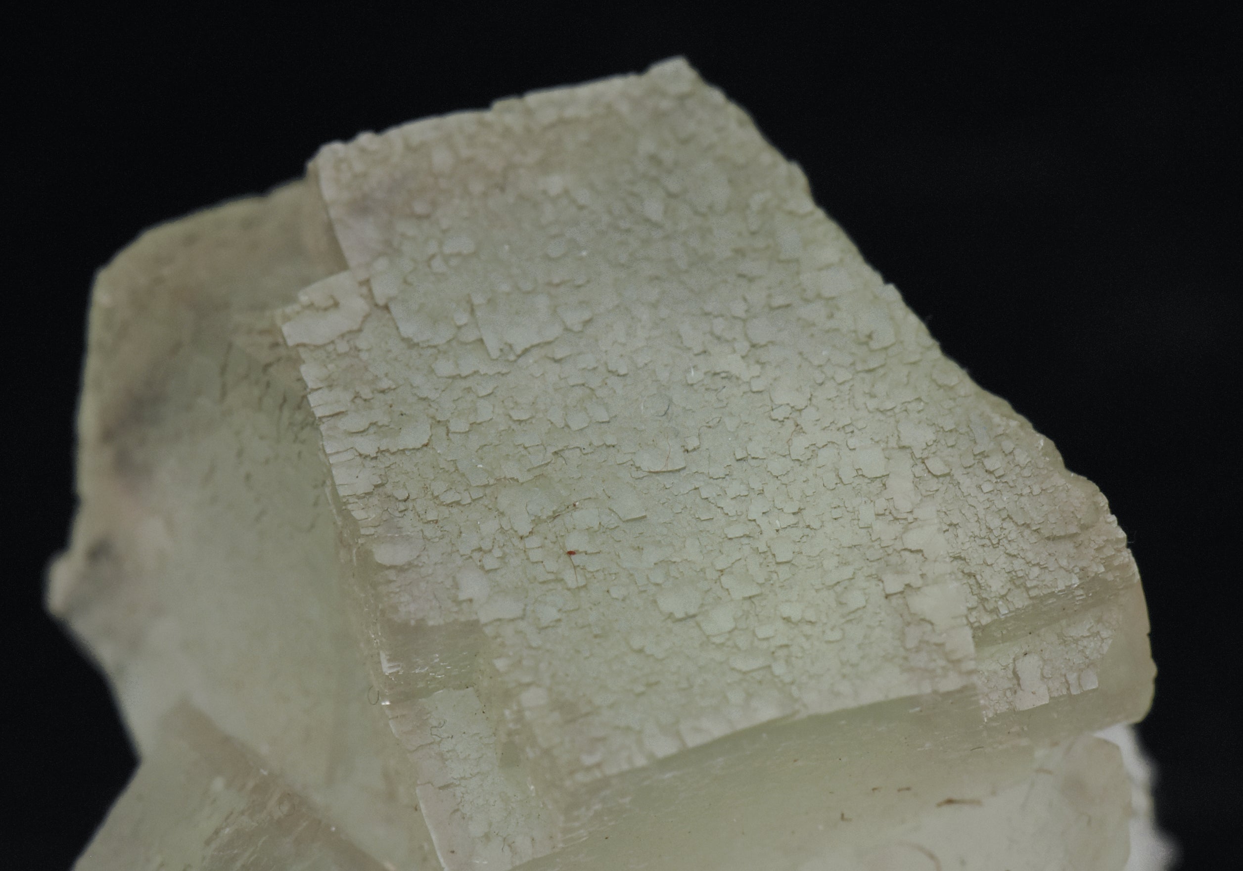 Light Green and Purple Fluorite Crystal Cluster