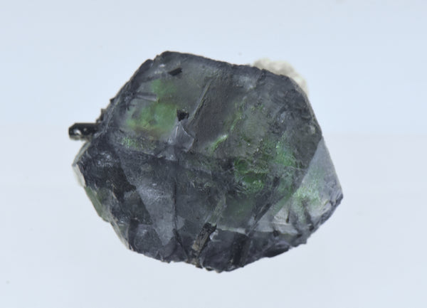 Beautiful Green and Purple Fluorite Crystal with Foitite Crystal Inclusions - Namibia