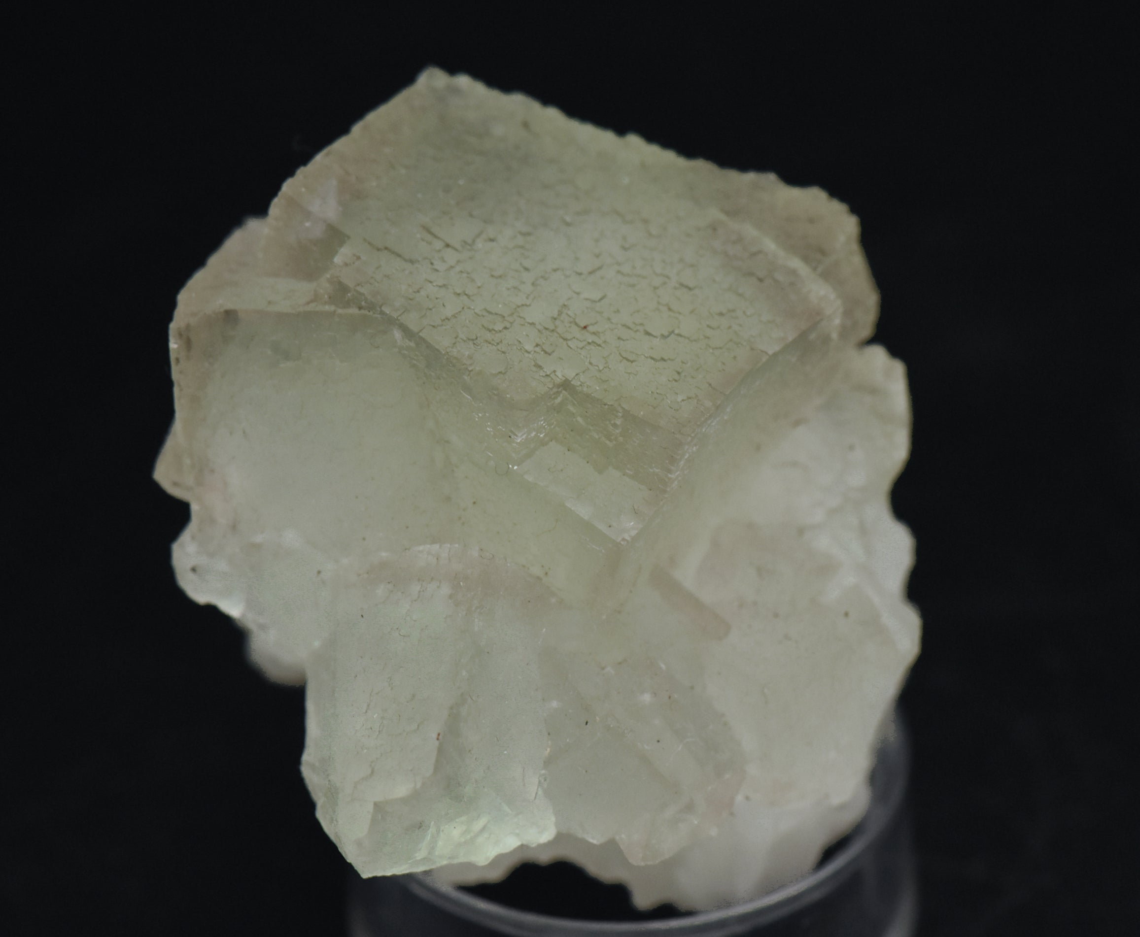 Light Green and Purple Fluorite Crystal Cluster