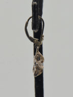 UNMATCHED Copper Tone Sterling Silver Rhinestone Flower Dangle Earring