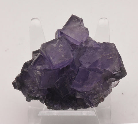 Purple Fluorite Crystal Cluster Mineral Specimen - Greece