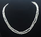 Vintage Freshwater Pearls Single Strand Necklace - 35"