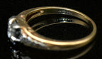 Vintage 14k Gold Solitaire Diamond Ring - Size 6.75