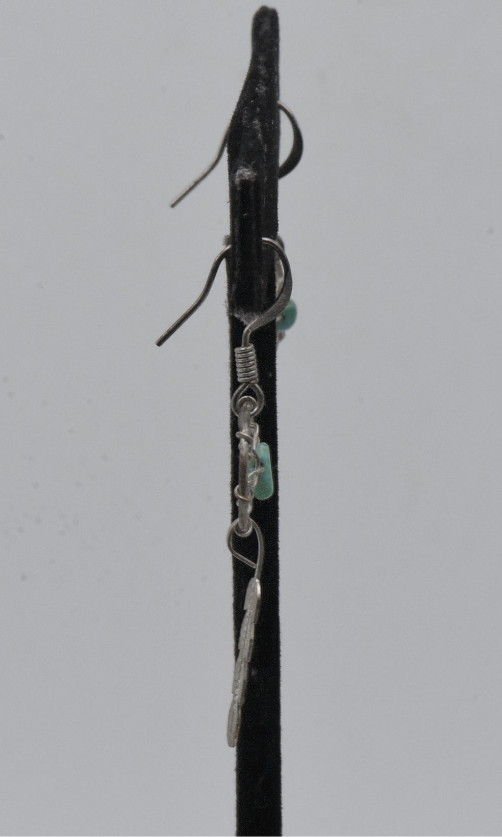 Vintage Silver and Turquoise Dreamcatcher Earrings