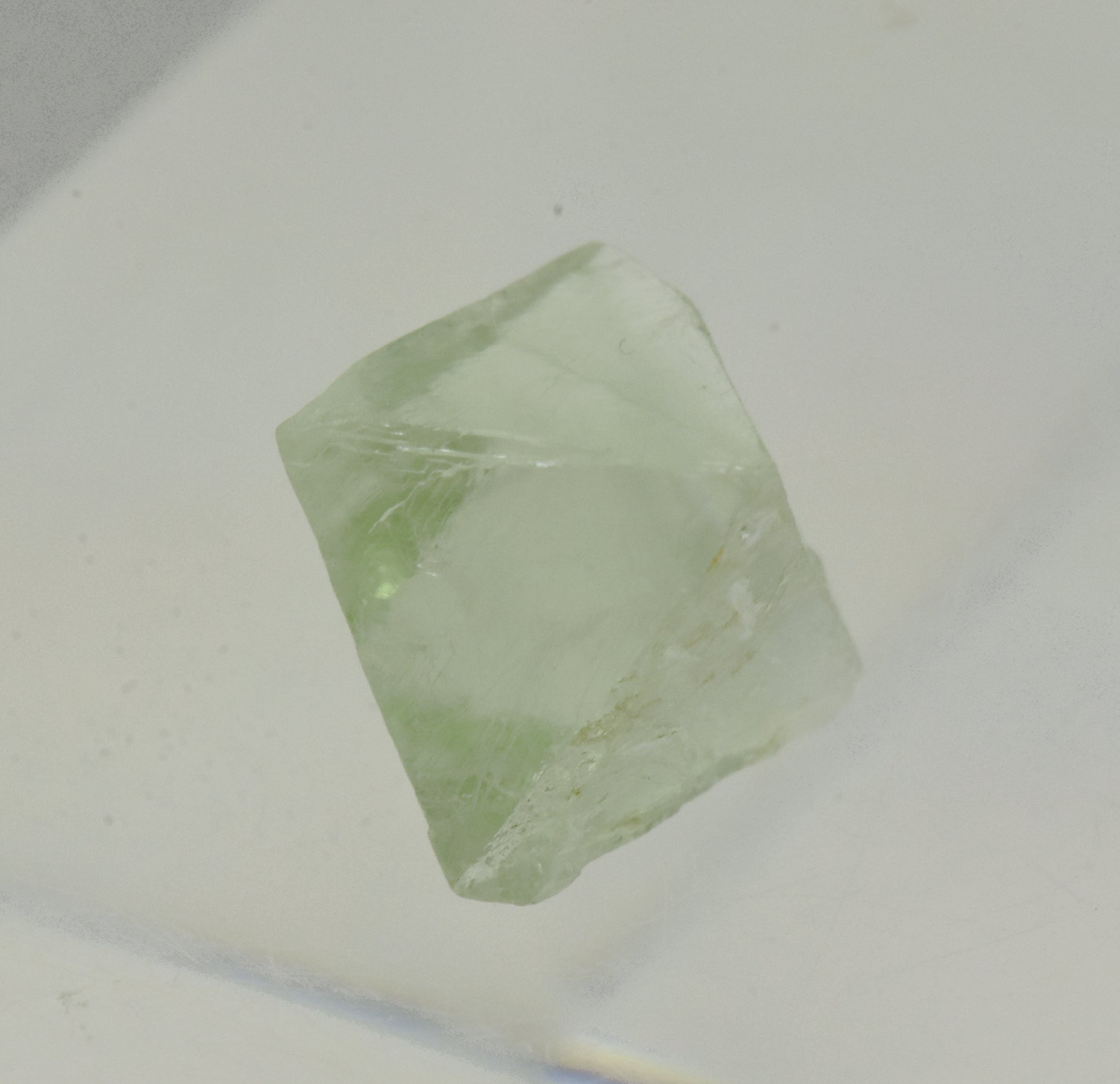 Single Green Fluorite Crystal - Argentina