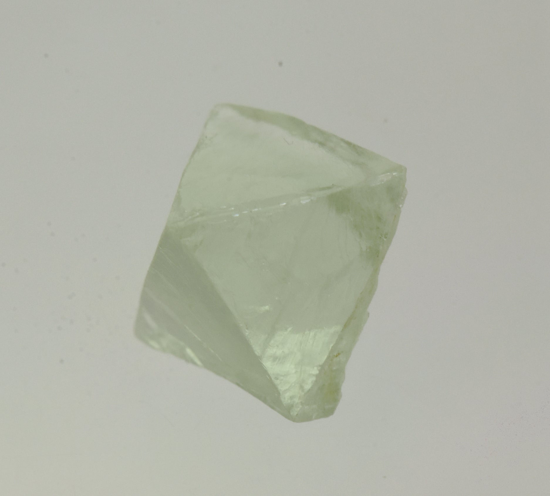 Single Green Fluorite Crystal - Argentina