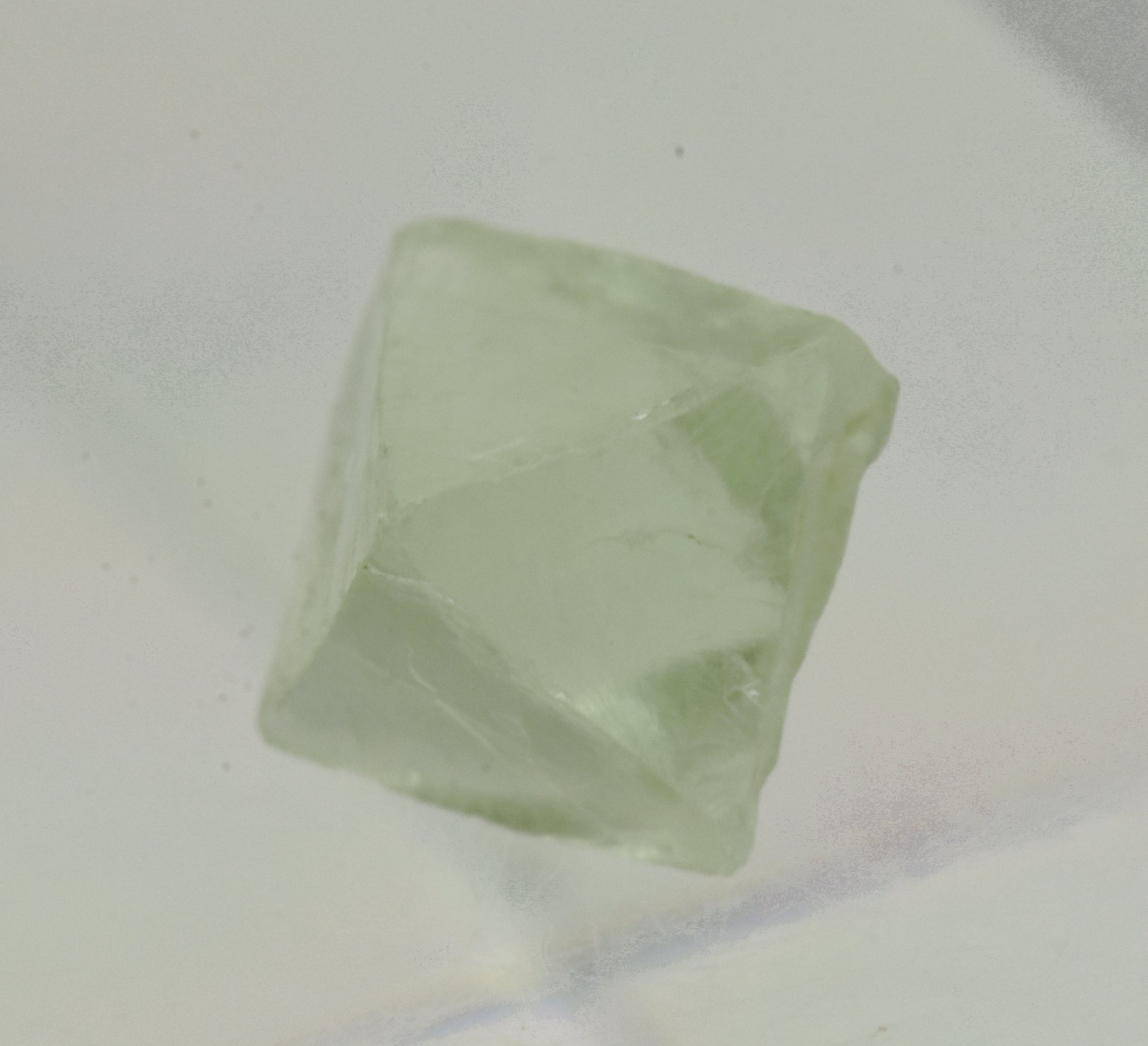 Single Green Fluorite Crystal - Argentina