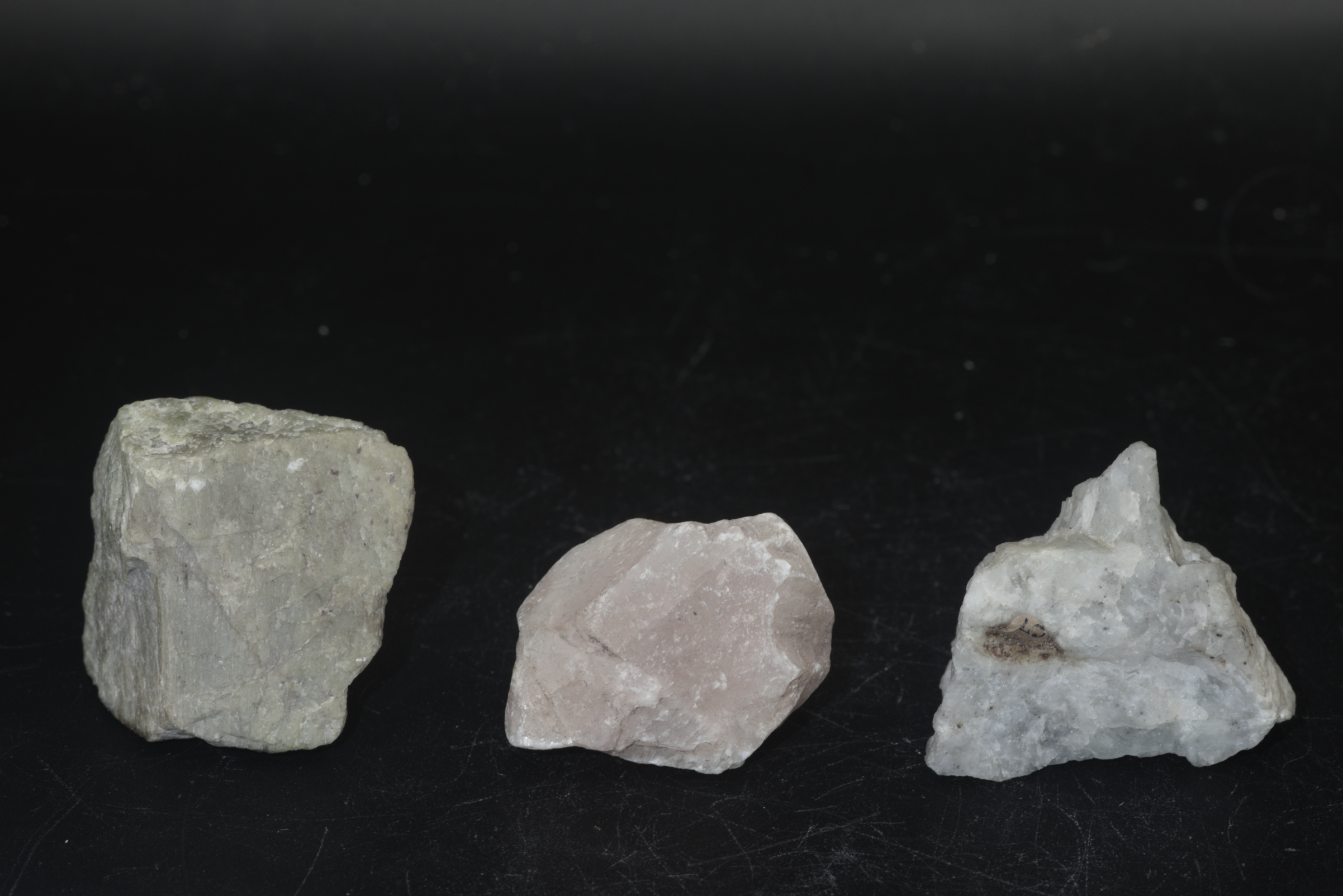 Collection of Fluorescent Minerals Varieties