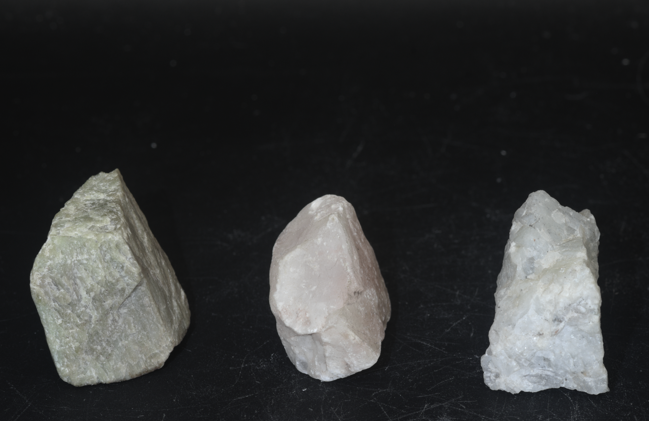 Collection of Fluorescent Minerals Varieties