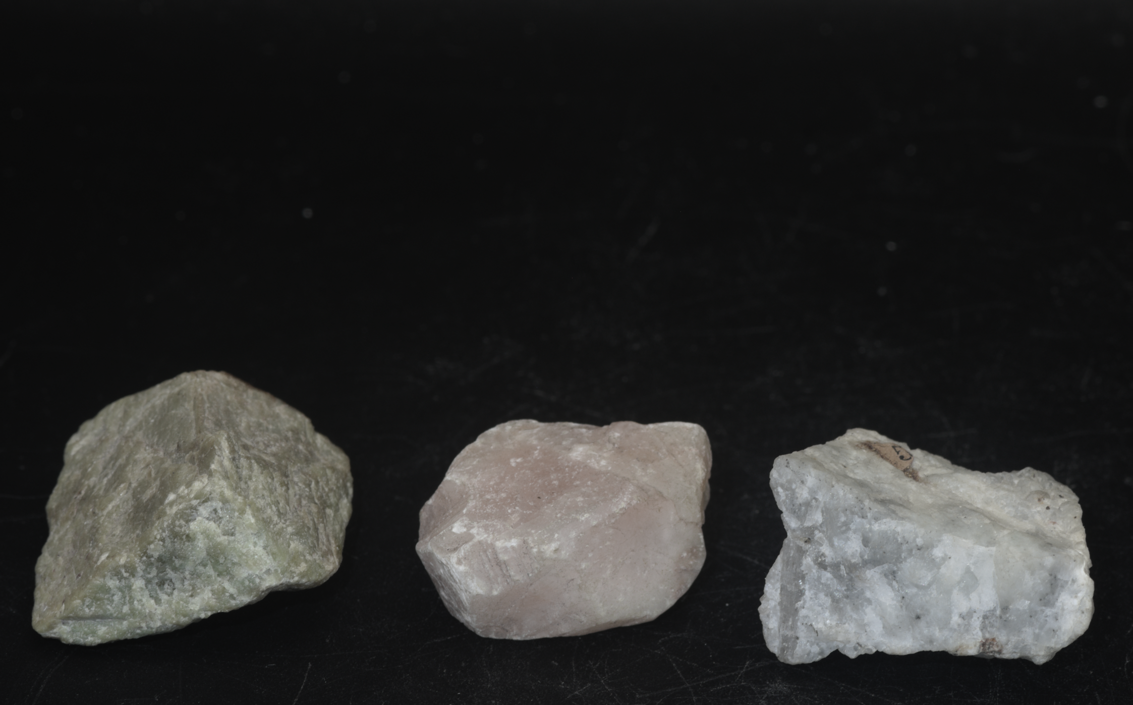 Collection of Fluorescent Minerals Varieties