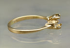Vintage 14k Gold and Diamonds Semi-Mount Ring - Size 4