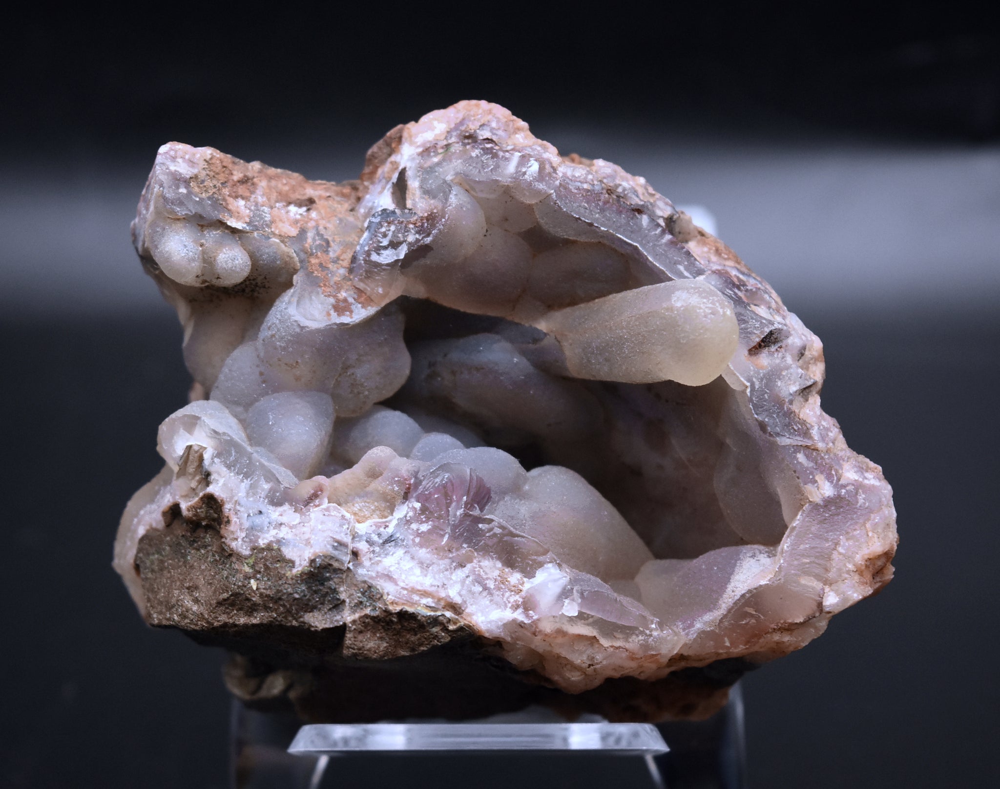 Botryoidal Chalcedony Geode - Mexico